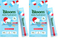 Bloom Daily Hydration Electrolyte Powder Packets with Collagen, 5g Protein, Electrolytes, Vitamins & Minerals, Sugar Free Drink Mix, Rocket Blast, 5 Count (Pack of 2)
