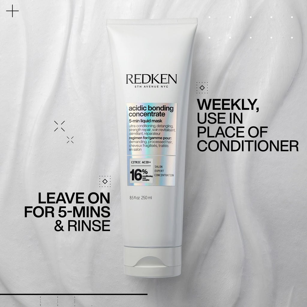 Redken Acidic Bonding Concentrate Mask – For Damaged Hair, 1 fl oz