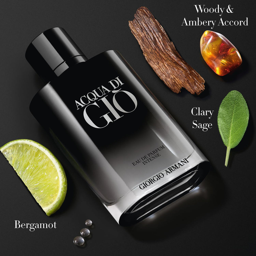 Armani Beauty Acqua di Giò Eau de Parfum Intense - Woody Cologne - 3.3 Fl Oz