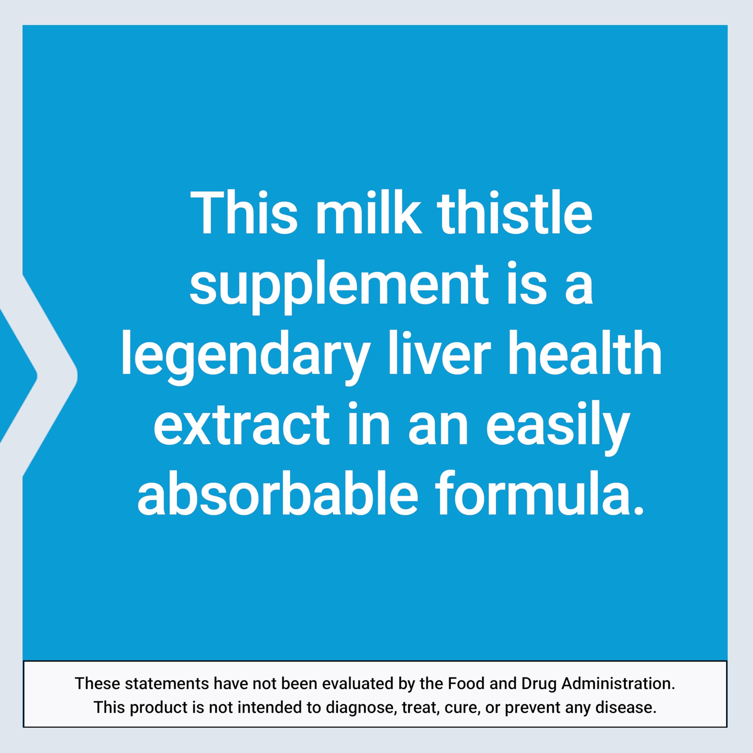 Life Extension Advanced Milk Thistle, Liver Health Supplement, Liver Detox, Cell Division, silymarin, silybin, bioavailable, Gluten Free, Non-GMO, 120 softgels
