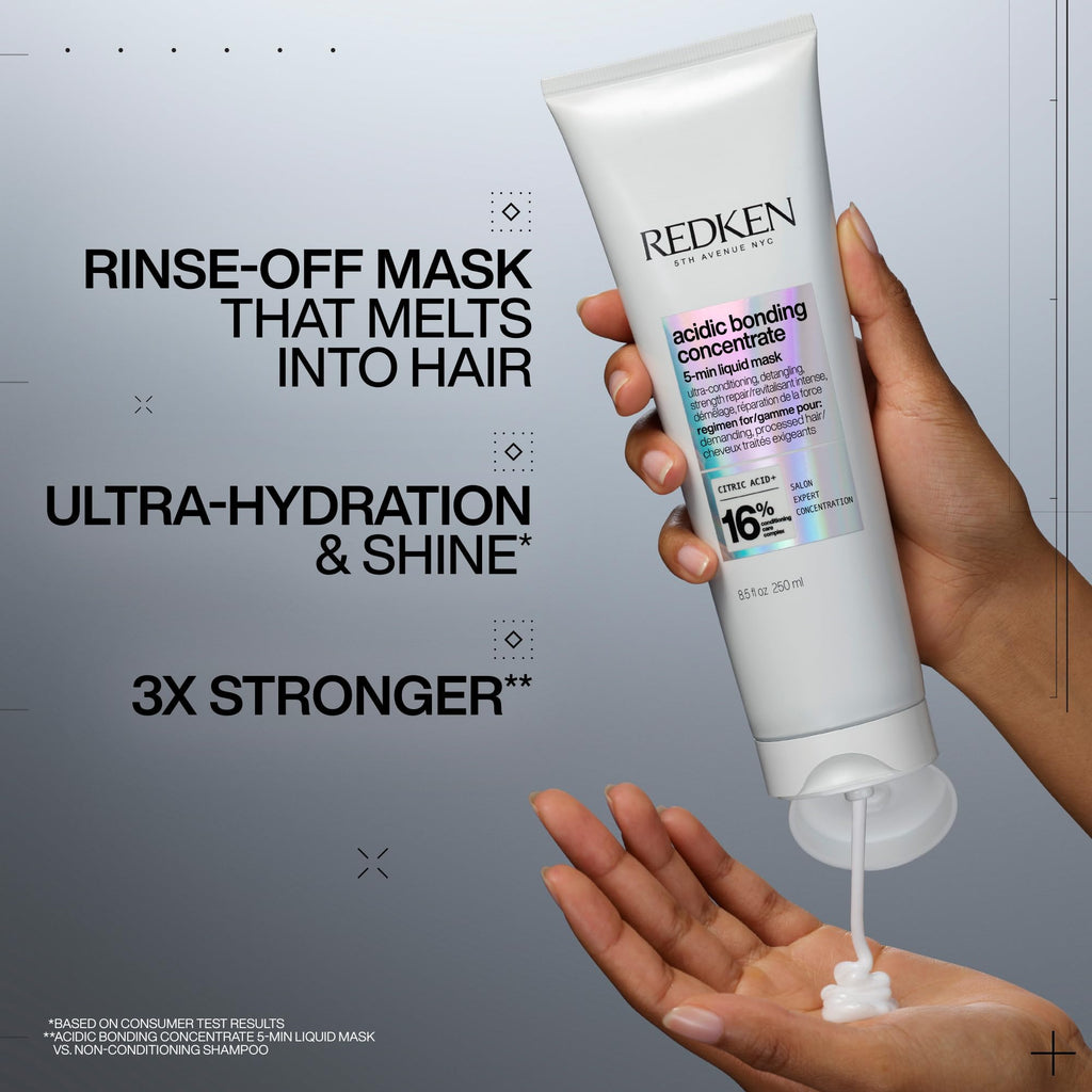 Redken Acidic Bonding Concentrate Mask – For Damaged Hair, 1 fl oz