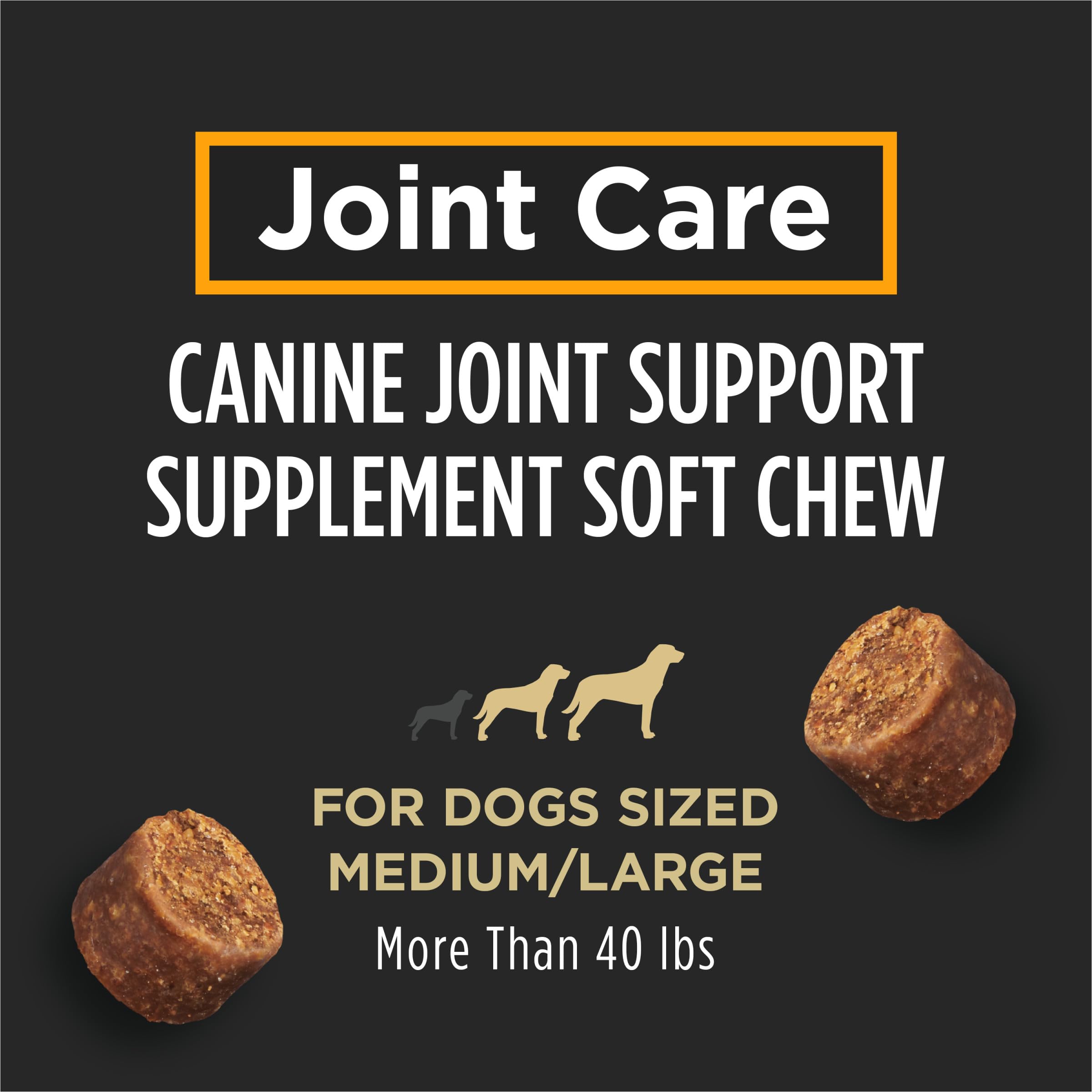 Pro Plan Veterinary Diets Joint Care Mobility Large Breed Dog Joint Supplement with Glucosamine, Chondroitin, Collagen and Hyaluronic Acid