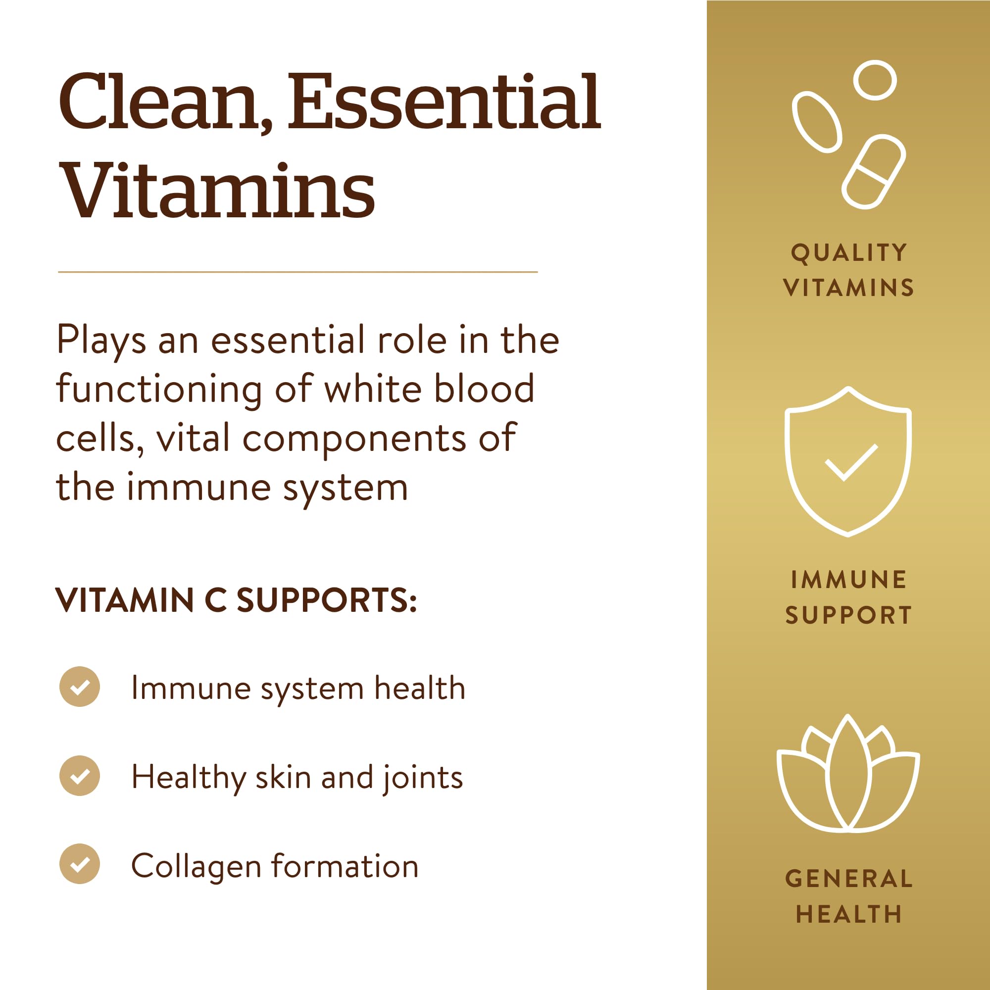 Solgar Vitamin C 1000 mg, 250 Vegetable Capsules - Antioxidant & Immune Support - Overall Health - Healthy Skin & Joints - Bioflavonoids Supplement - Non GMO, Vegan, Gluten No, Kosher - 250 Servings