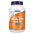 NOW Foods Supplements, DHA-500 with 250 EPA, Molecularly Distilled, 180 Softgels