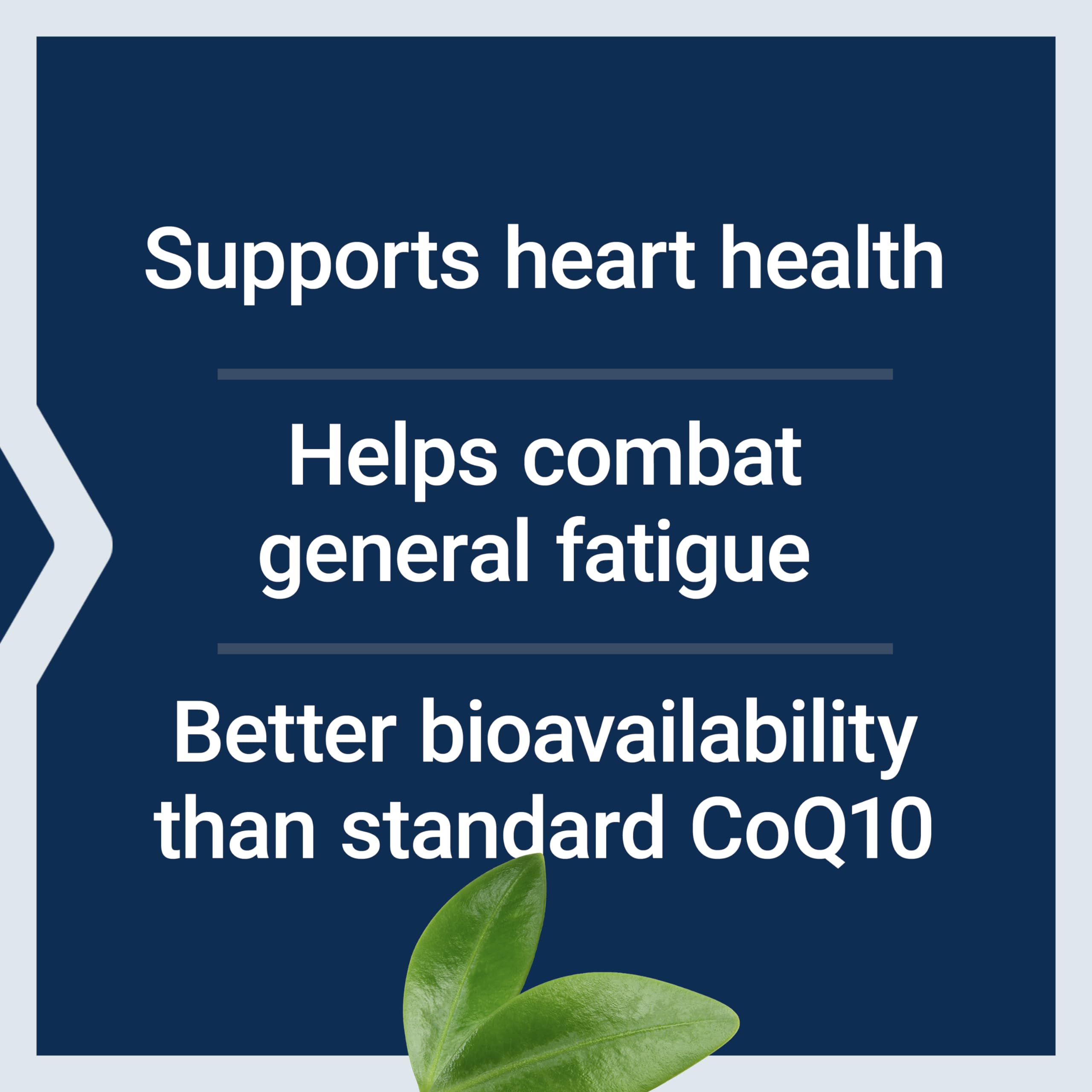 Life Extension Super Ubiquinol CoQ10 with Enhanced Mitochondrial Support, Heart Health Supplement, Maximum Absorption, 50 mg, Non-GMO, Gluten-Free, 30 softgels