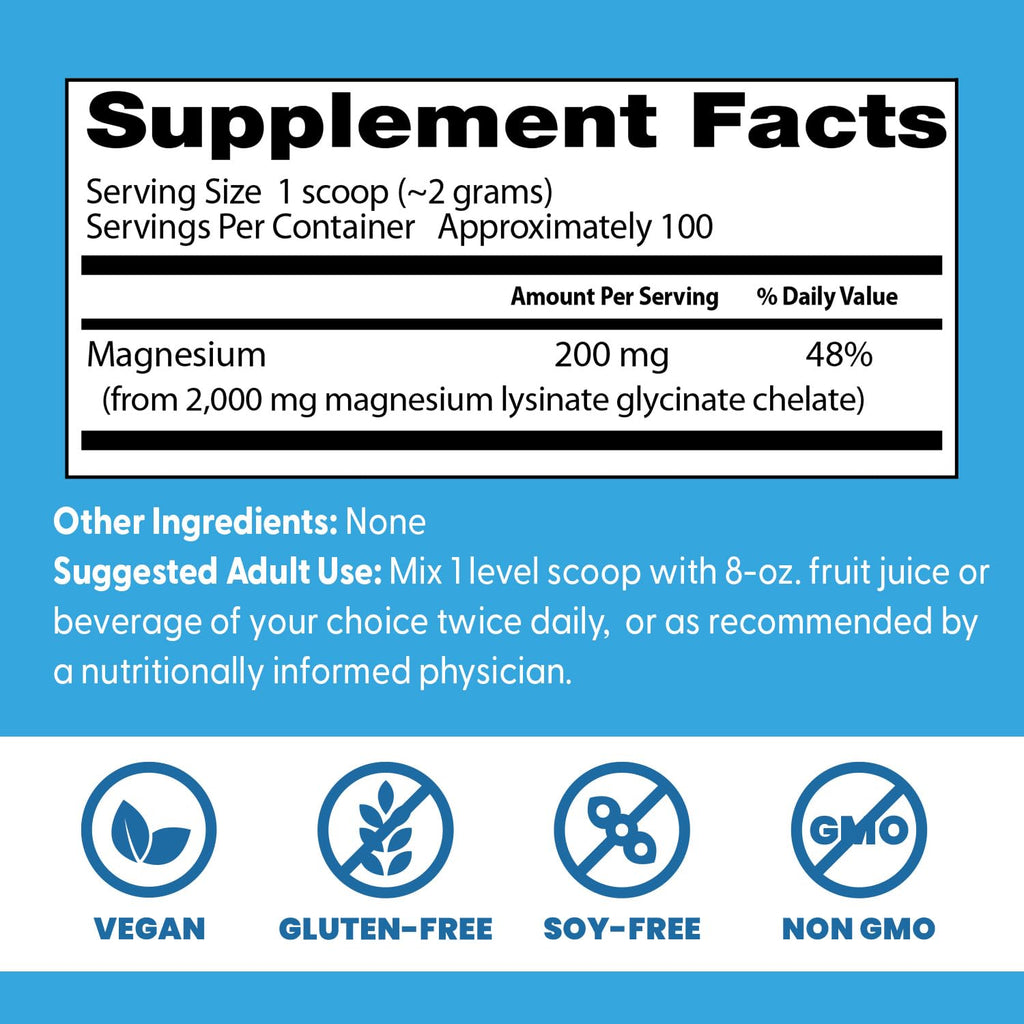 Doctor's Best High Absorption Magnesium Powder,White, 100% Chelated TRACCS, Not Buffered, Headaches, Sleep, Energy. Non-GMO, Vegan, Gluten Free, 200G, 7.1 Ounce (Pack of 1)