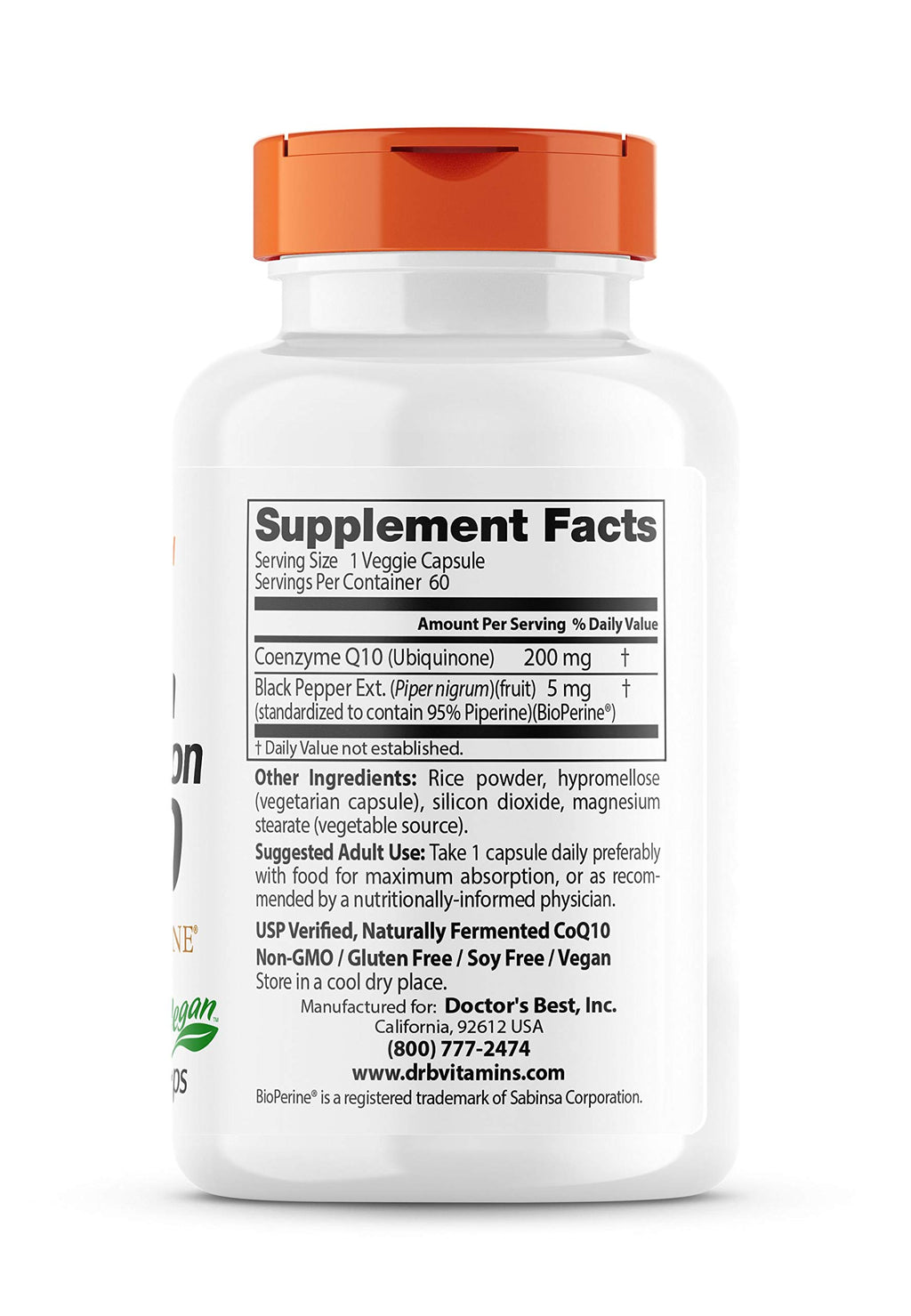 High Absorption Coq10 200mg60 Vgcdoctors Best