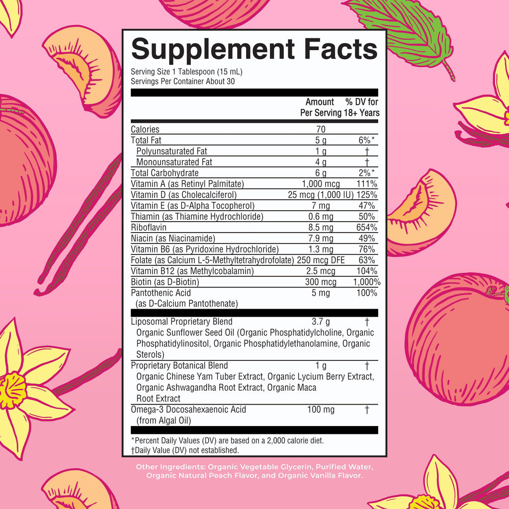 MARYRUTH'S Women's Multivitamin Liposomal, Ultra Absorption, 15.22 Fl Oz