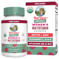 MARYRUTH'S Organic Multivitamin Gummies for Women, Hair & Skin Health, 60ct