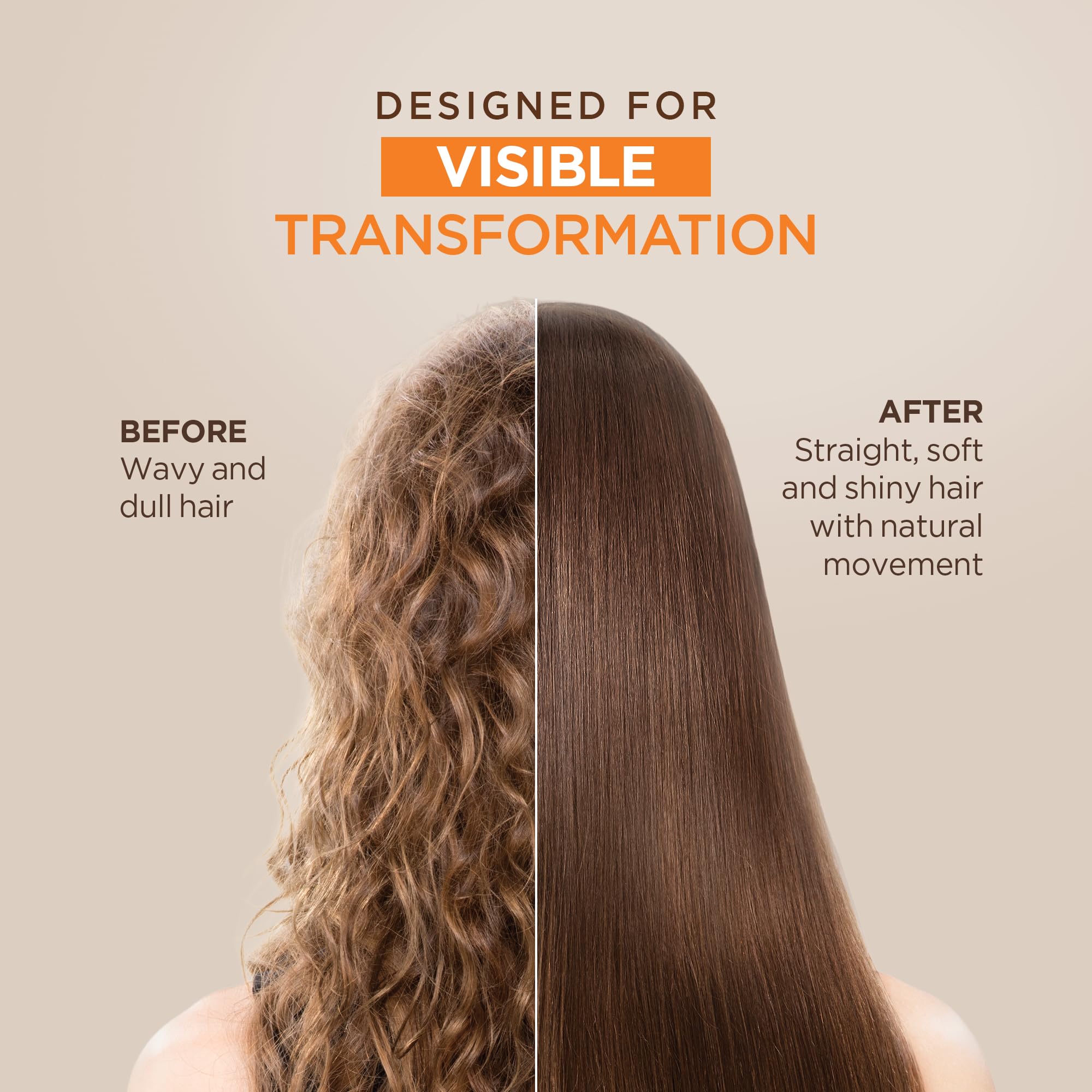 KATIVA Brazilian Keratin Treatment Kit at home Formaldehyde Free Hair Straightening with Hyaluronic Acid, Up to 12 Weeks Frizz Control for Curly, Wavy, Frizzy Hair (Straightening Kit)
