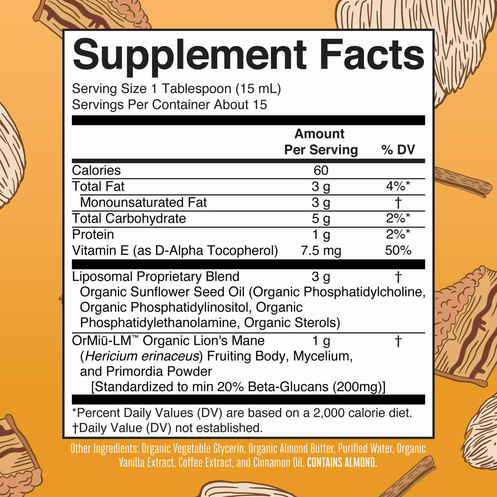 MaryRuth's USDA Organic Lions Mane Supplement, Vegan, 15 Servings
