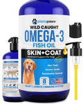 Omega 3 Fish Oil for Dogs - Supports Shedding and Itching, Skin and Coat