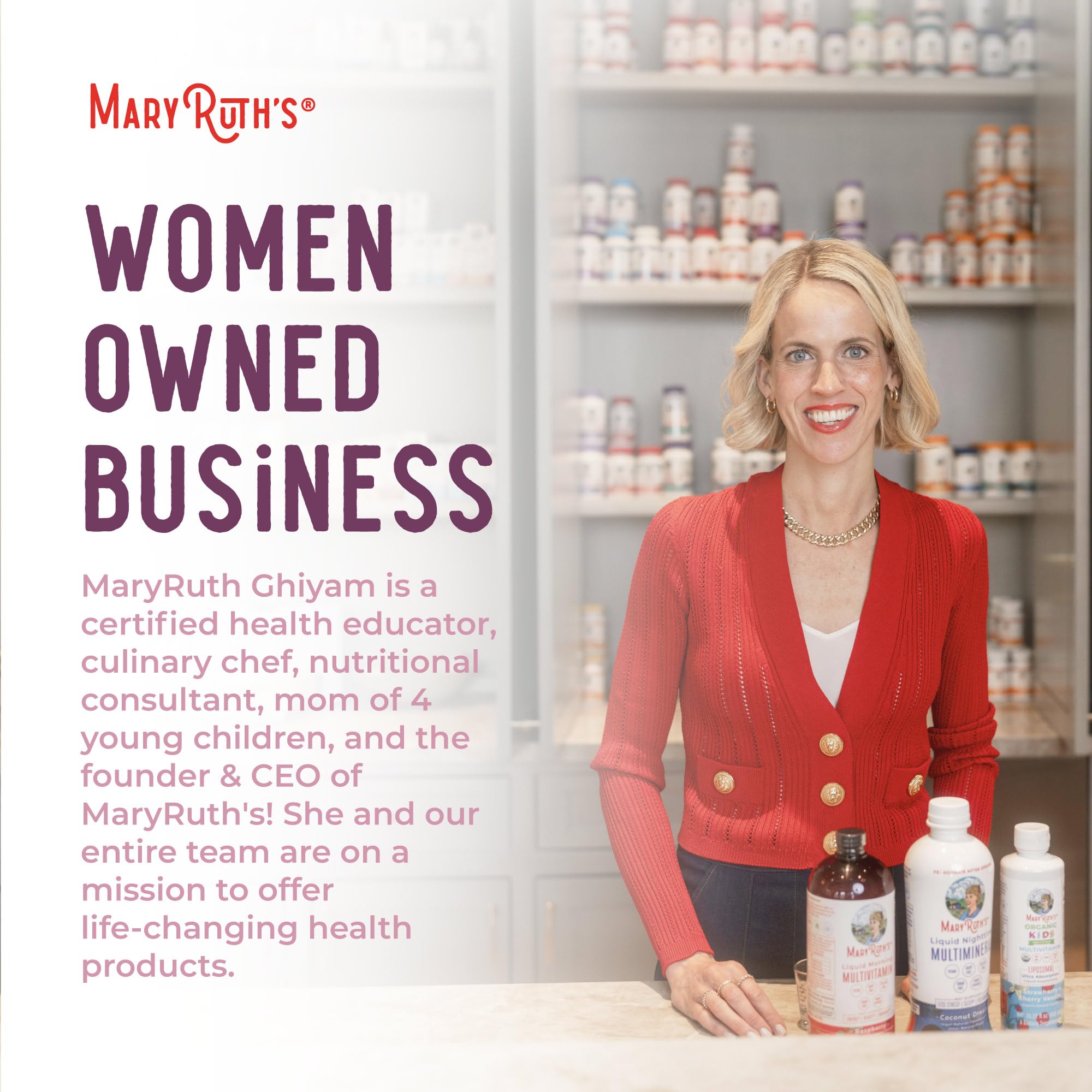 MARYRUTH'S Organic Women's Wellness & Menstrual Support Liquid Drops, 1 oz