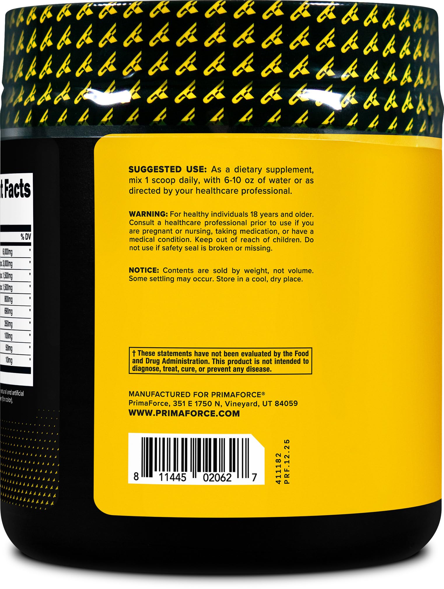 Primaforce EAA Powder (30 Servings) | Essential Amino Acids for Pre/Intra Workout and Recovery - Non-GMO and Gluten Free (Watermelon)
