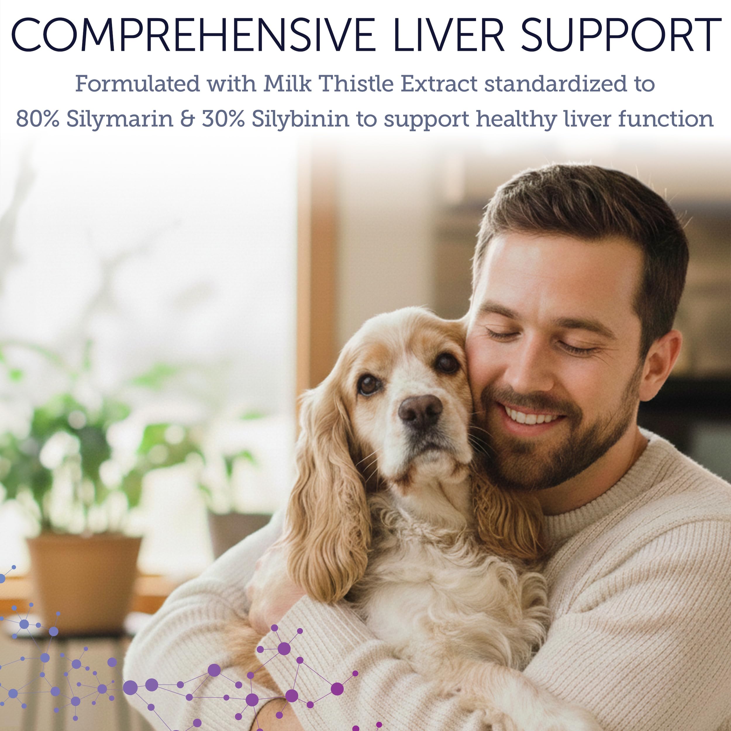 NuLife Hepato Support - Liver Support for Dogs & Cats with Silymarin - 90ct