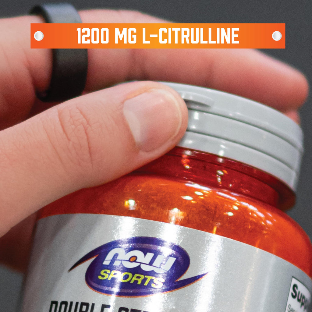 NOW Sports, L-Citrulline 1,200 mg, Extra Strength, Amino Acid, 120 Tabs