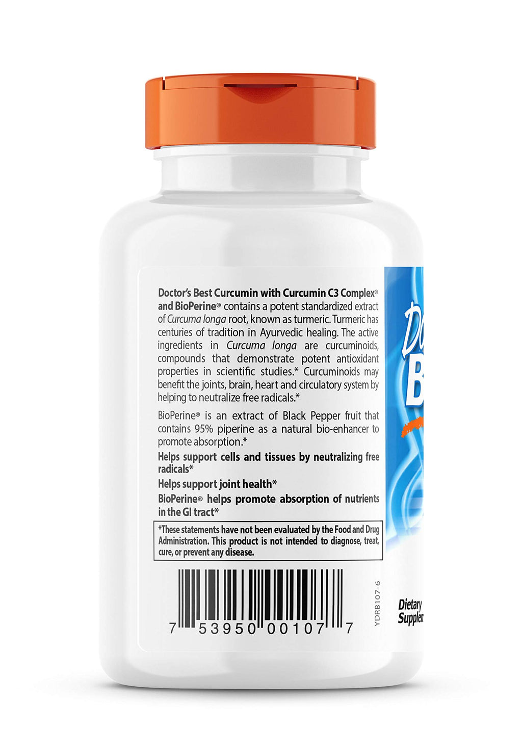 Doctors Best, Curcumin, 120 Count