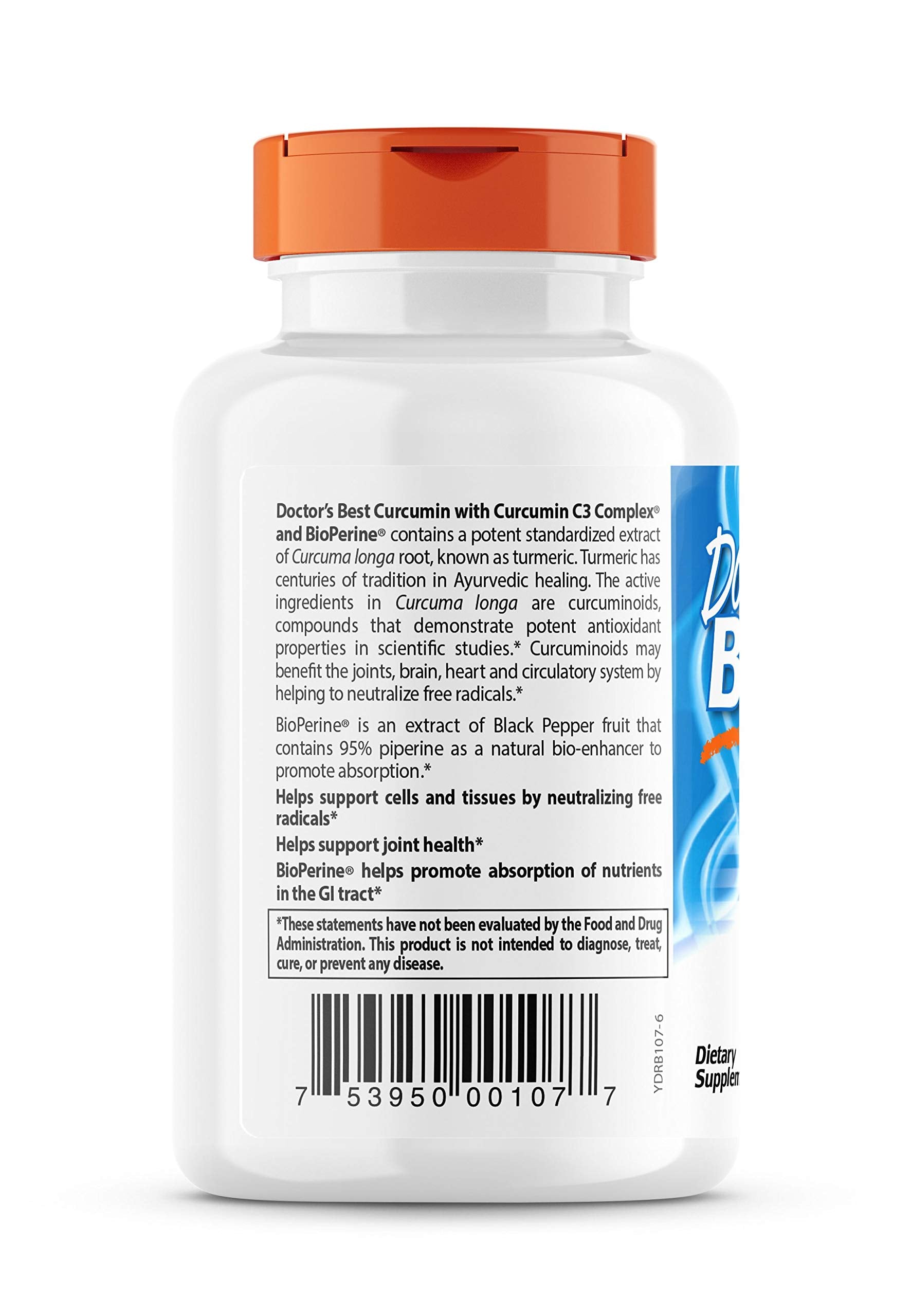 Doctors Best, Curcumin, 120 Count