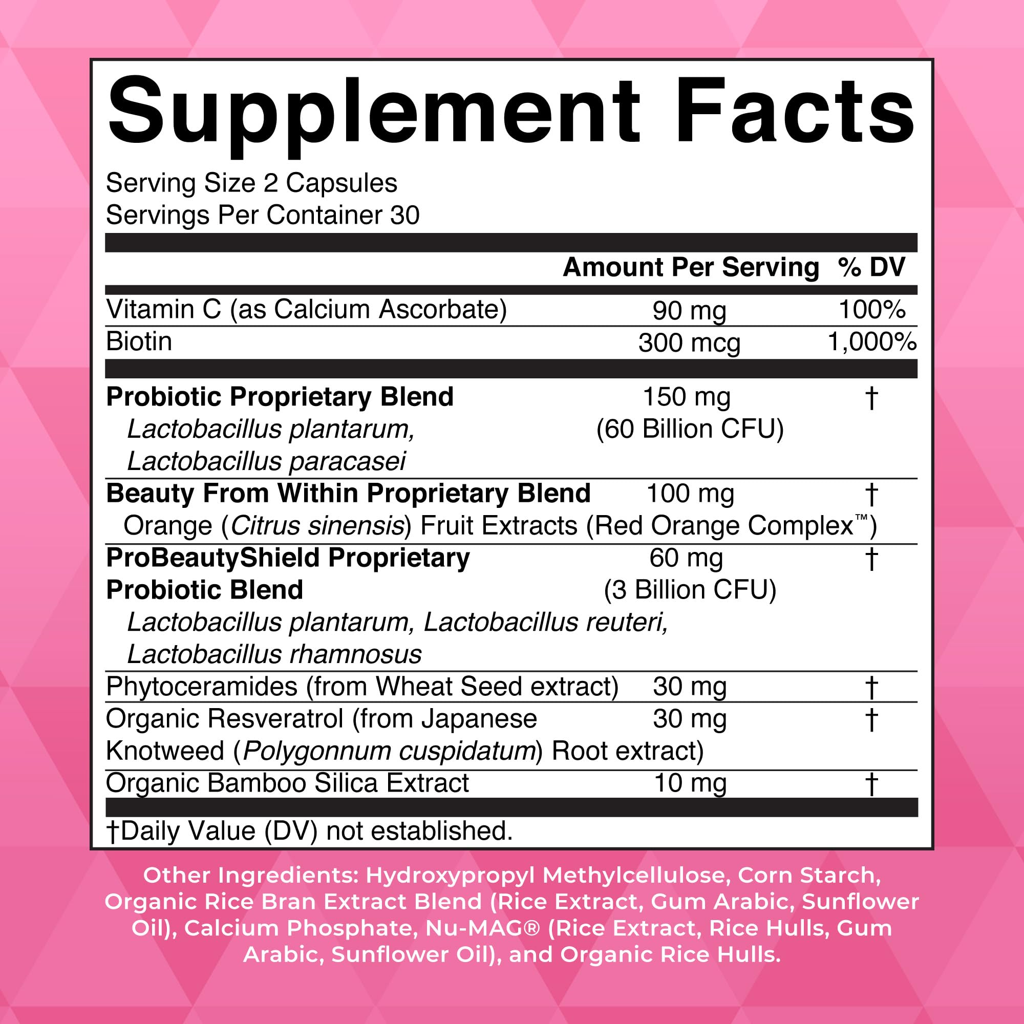 MARYRUTH'S Probiotic Beauty Capsules, Gut Health, Vegan Collagen Support