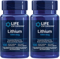 Life Extension Lithium, 1000 mcg – Lithium Orotate – Helps Maintain Cognitive Function & Memory – Low-Dose Formula – Non-GMO, Gluten-Free, Vegetarian – 100 Capsules (Pack of 2)