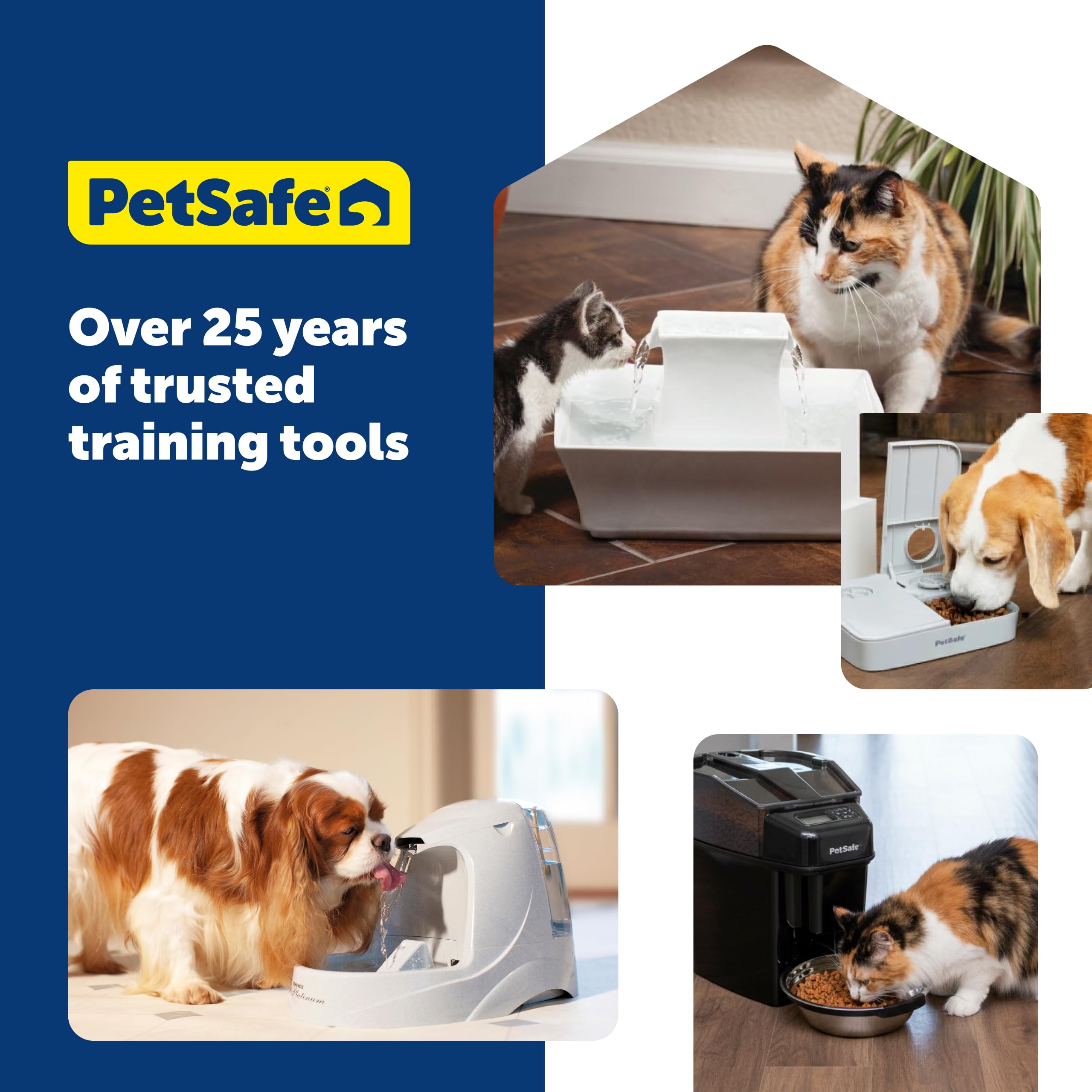 PetSafe Analog 2 Meal Pet Feeder, Dog & Cat, 3 Cup/16 oz, Tamper-Resistant