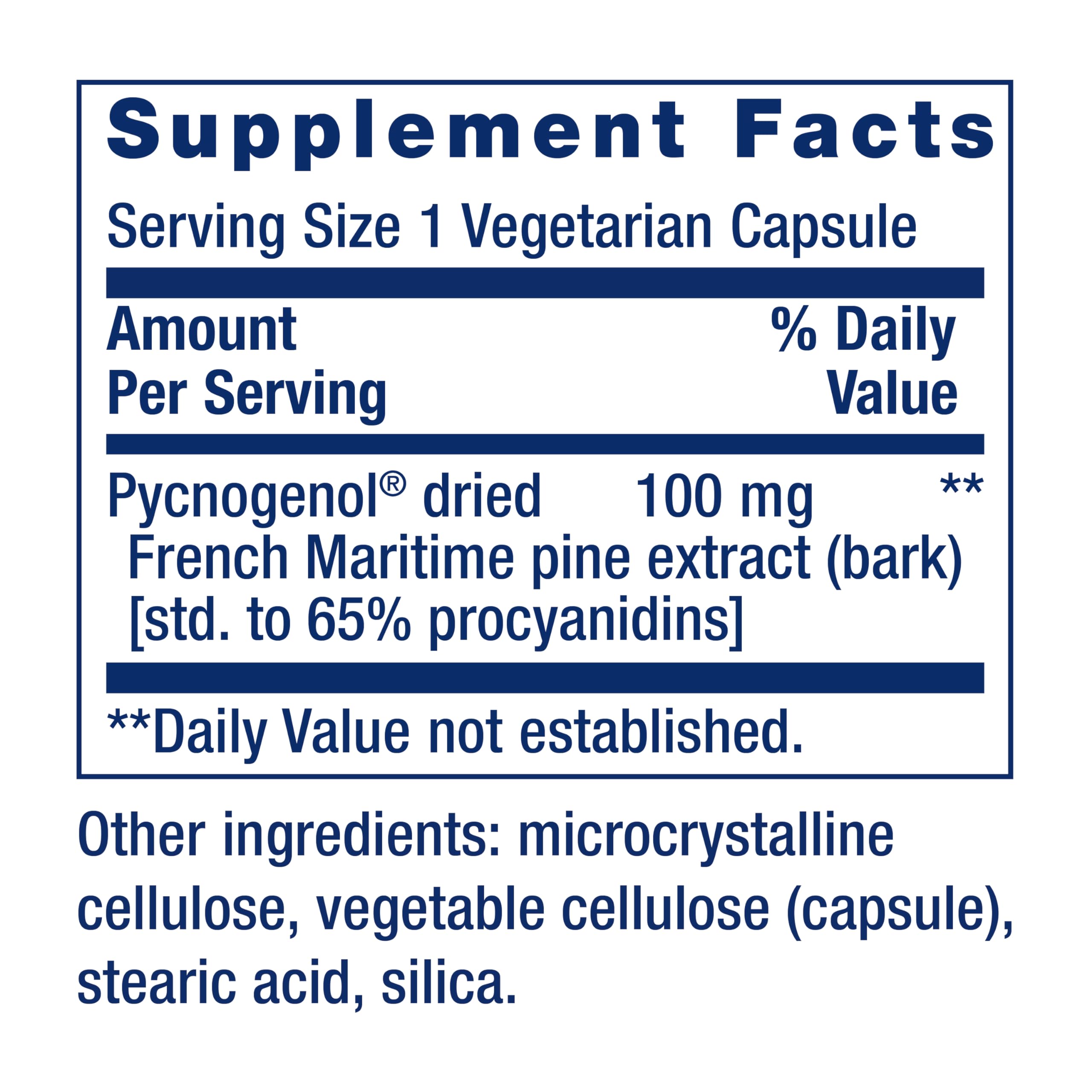 Life Extension Pycnogenol – French Maritime Pine Bark Extract – Scientifically Studied Healthy Aging & Vascular Health Supplement-– Non-GMO,Gluten-Free,Vegetarian-– 60 Capsules,(Pack of 2)