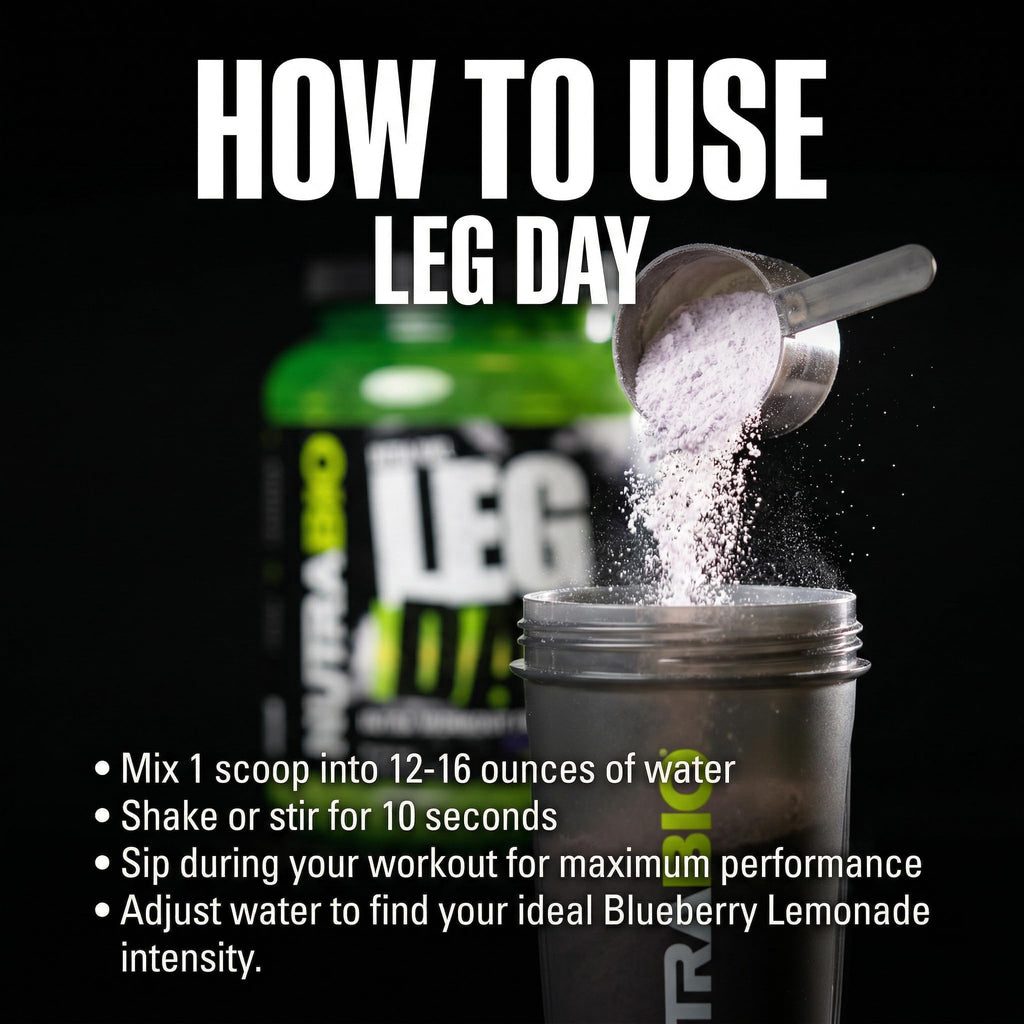 NutraBio Leg Day Intra Workout Powder – Advanced Carb Supplement with Cluster Dextrin & Electrolytes – Carb Powder with EAAs/BCAAs – Cyclic Dextrin for Performance – Blueberry Lemonade, 20 Servings