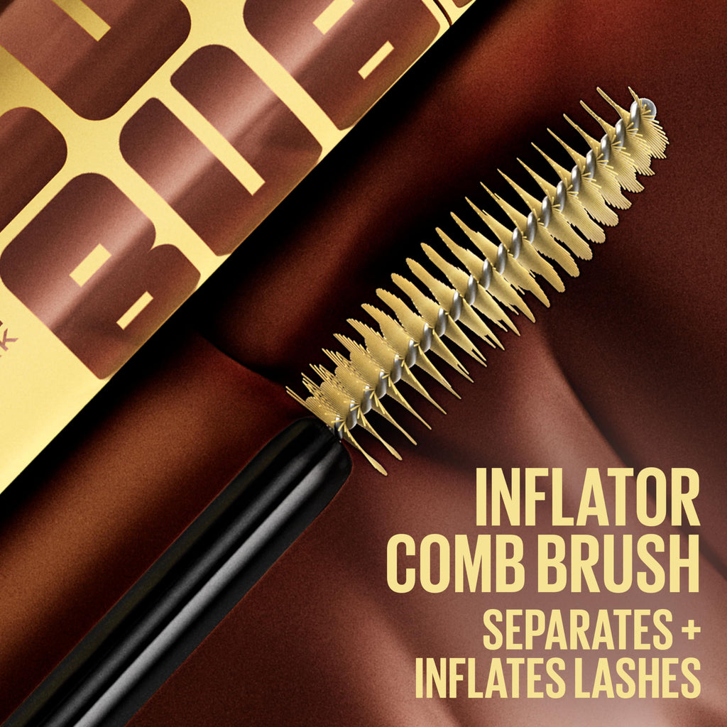 Maybelline The Colossal Bubble Mascara, Buildable Mascara Volume and Length Formula for Bold, Separated, Sleek Lashes, Washable Formula, Copper Brown, 1 Count