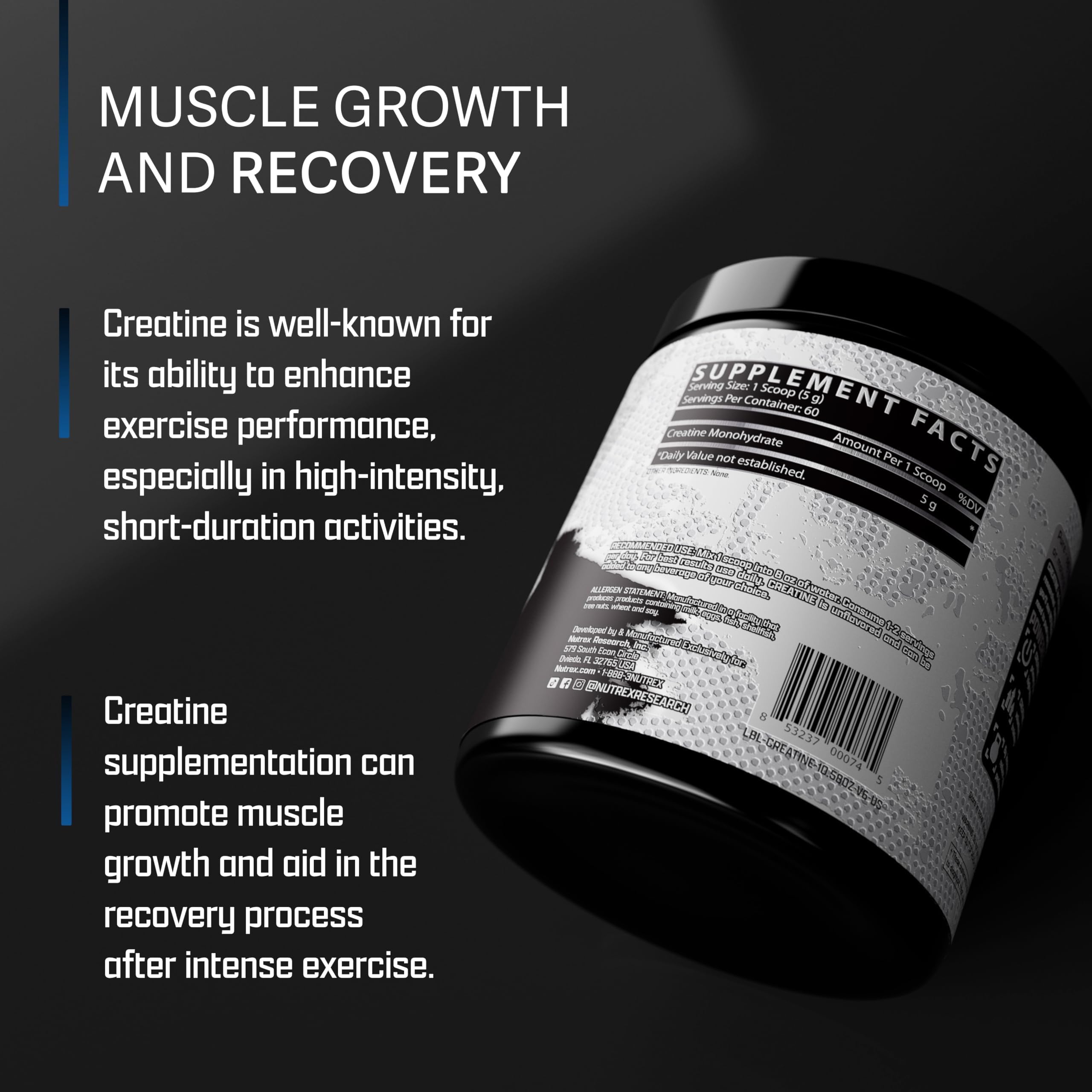 Nutrex Research EAA Hydration Maui Twist Aminos & Creatine Monohydrate Powder
