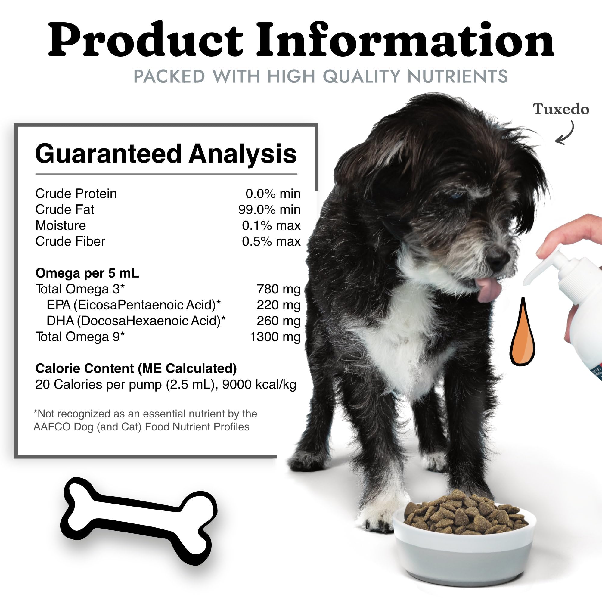 Salmon Oil for Dogs & Cats, Healthy Skin & Coat, Liquid Fish Omega 3, 32 oz