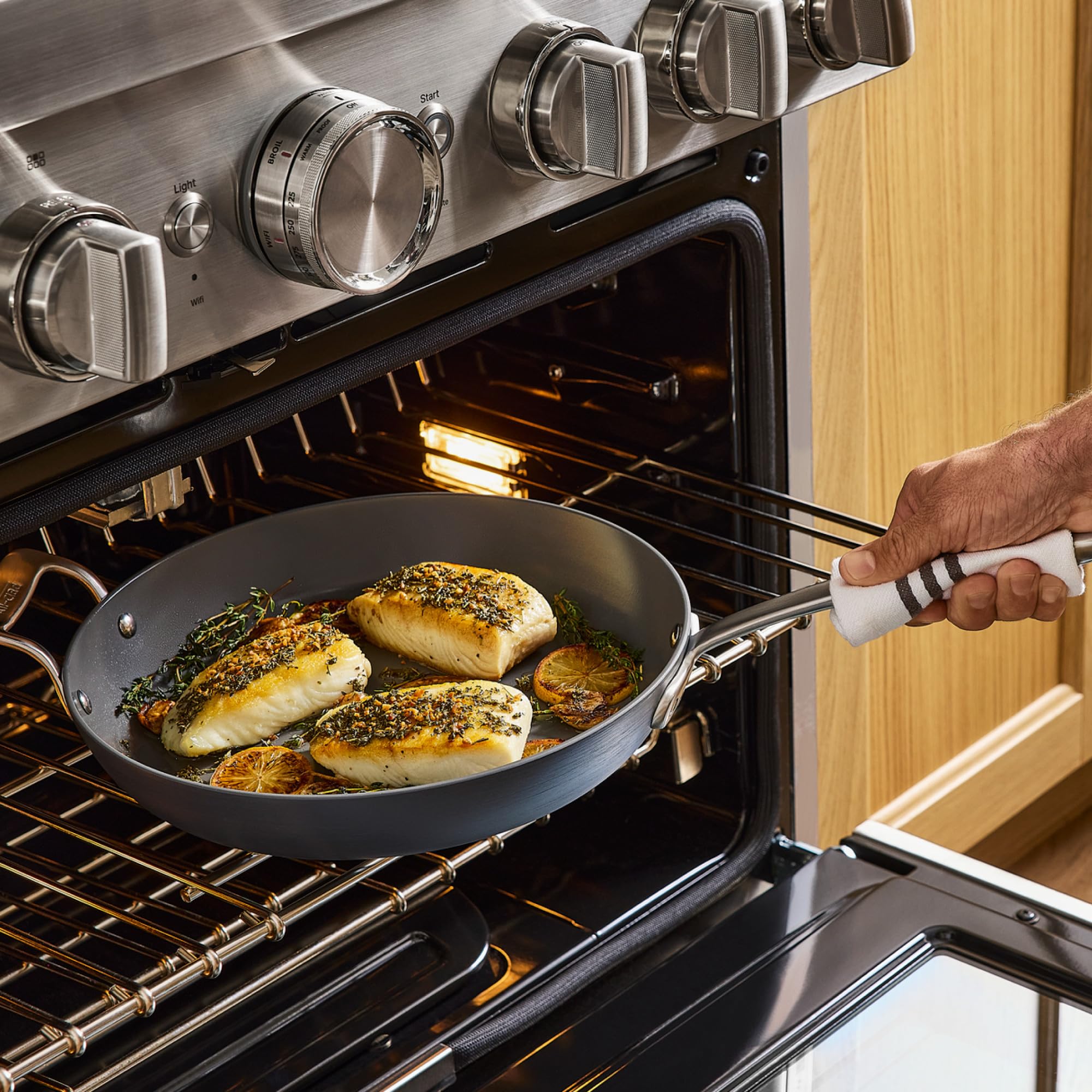 All-Clad HA1 Ceramic Nonstick , 2-Piece Fry Pan Set, Induction Ready