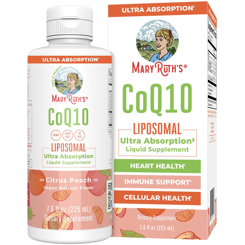 MARYRUTH'S CoQ10 Liquid Liposomal, 45 Servings, Immune Support Supplement
