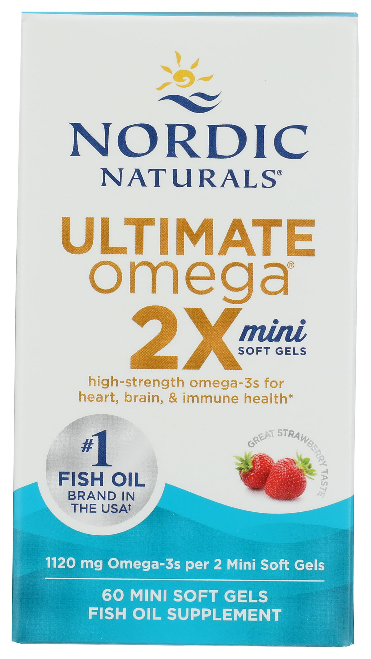 NORDIC NATURALS Ultimate Omega Minis, 60 CT