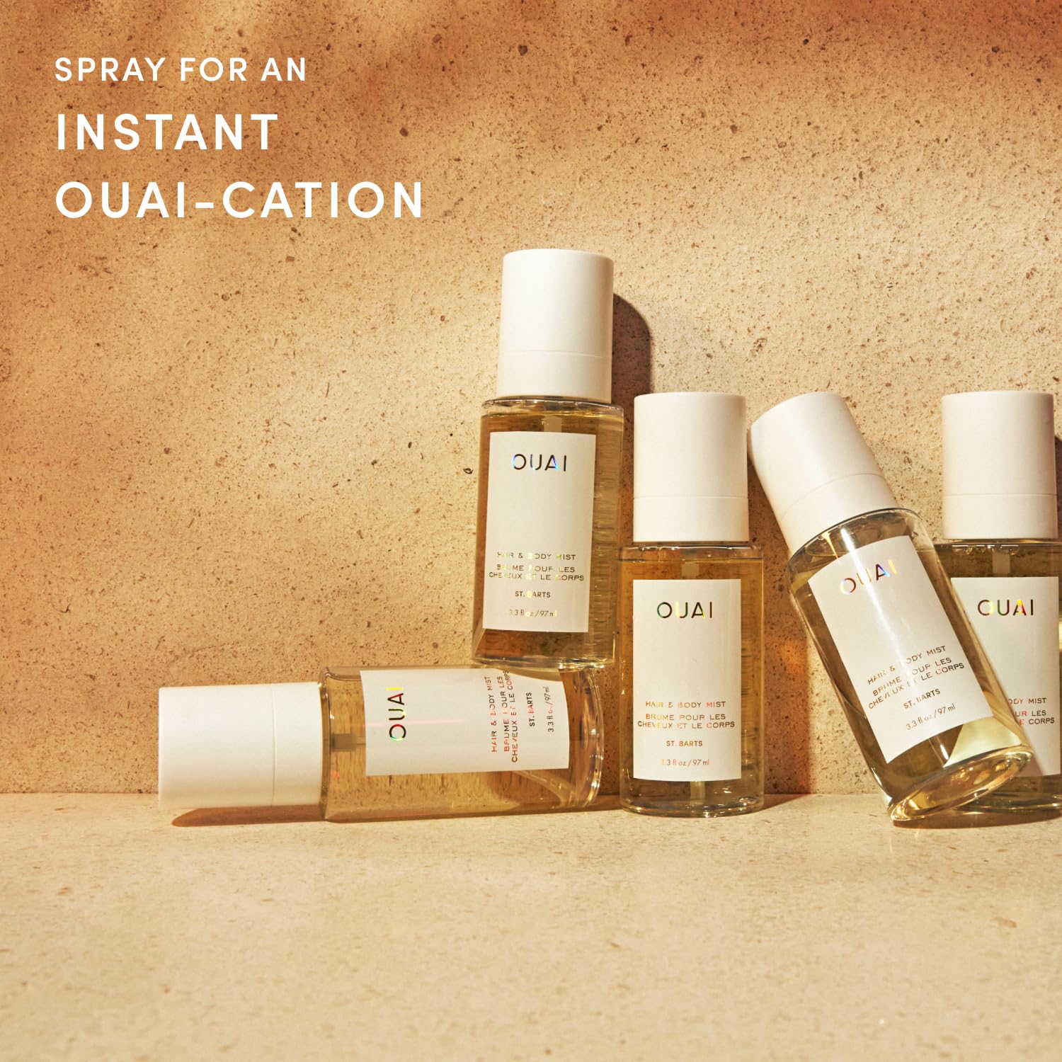 OUAI St. Barts Hair and Body Mist - Tropical-Scented Body Spray (3.3 oz)
