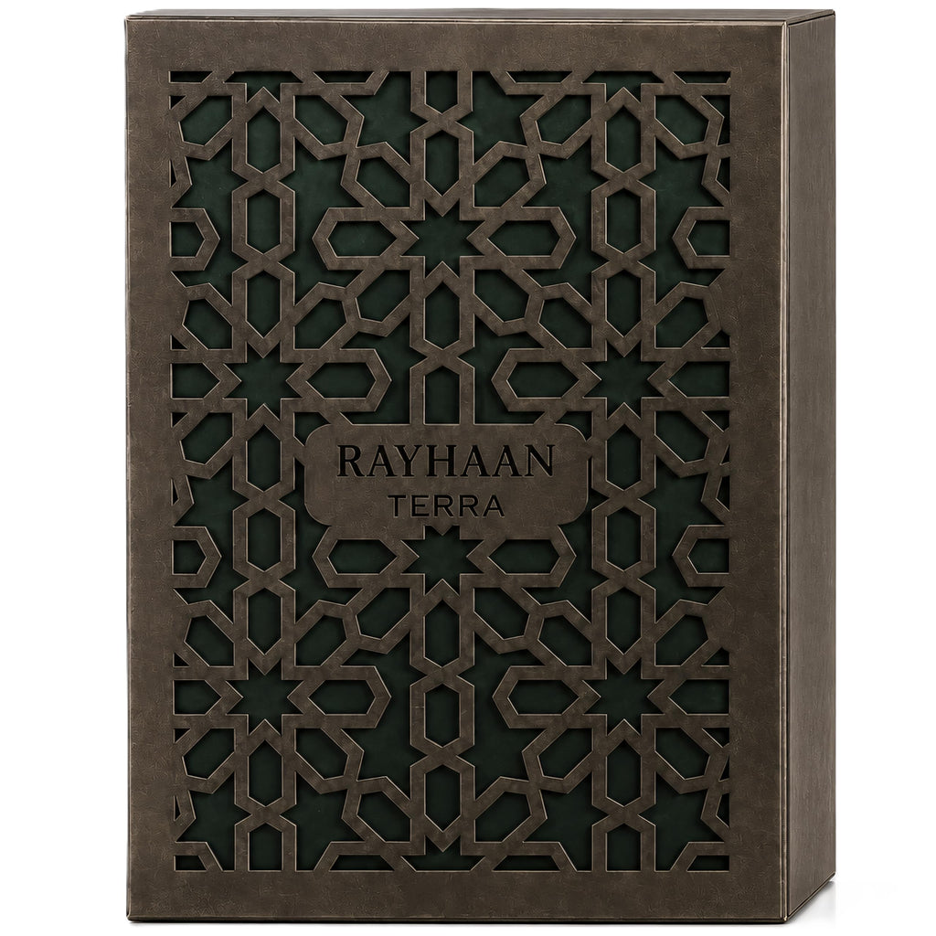 Rayhaan Terra – Spicy, Woody, Amber, Oriental – Eau de Parfum Spray Long-Lasting Fragrance for Unisex, 3.4 Ounce / 100 ml