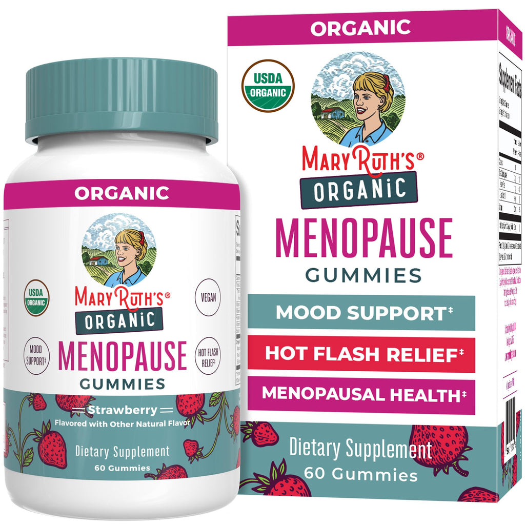 MaryRuth's Organic Menopause Support Gummies, Black Cohosh, 30 Servings