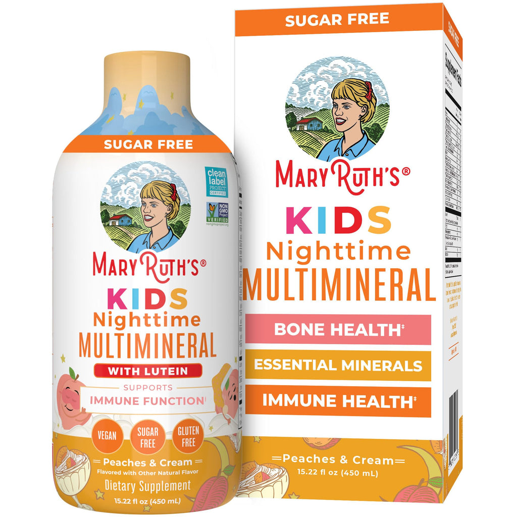 MaryRuth's Kids Liquid Nighttime Multimineral, Bone Health, 15.22 Fl Oz