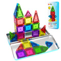 Magnetic Tiles Mini Travel Toddler Set, Magnetic Blocks Building Kids Toys & Games, Montessori Preschool Classroom Must Haves Educational Learning Sensory Toys for 3+ Year Old Boys Girls Birthday Gift
