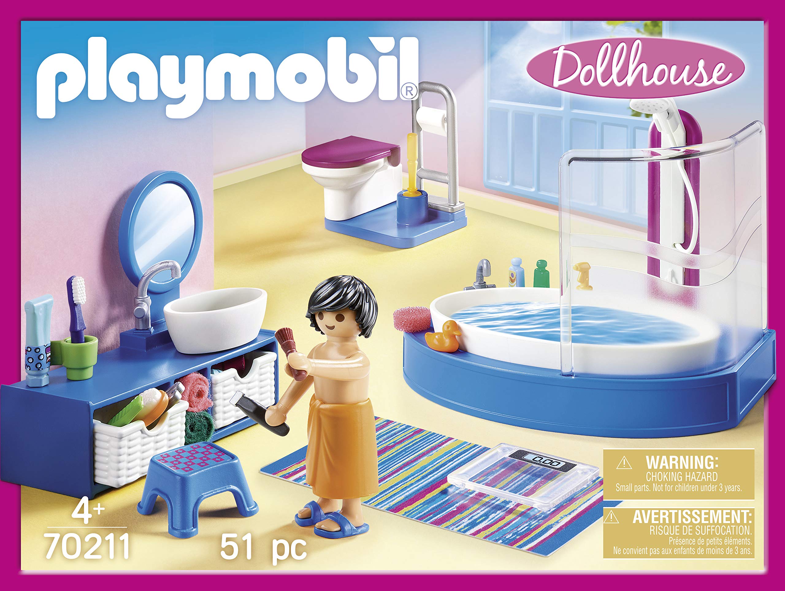 Playmobil Bathroom with Tub Furniture Pack