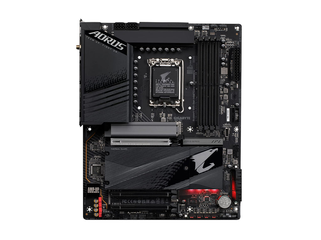 GIGABYTE Z790 AORUS Elite AX LGA 1700 ATX Motherboard, Support Intel Core 14th/13th/12th Gen, DDR5, 16+1+2 Power Phase, 4X M.2, PCIe 5.0, USB-C 3.2, WIFI6E, 2.5GbE, Q-Flash, EZ-Latch, RGB Fusion