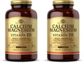 Solgar Calcium Magnesium with Vitamin D3, 300 Tablets - Promotes Healthy Bones, Supports Nerve & Muscle Function - Highly Absorbable Form - Non-GMO and Gluten Free - 60 Servings, (Pack of 2)