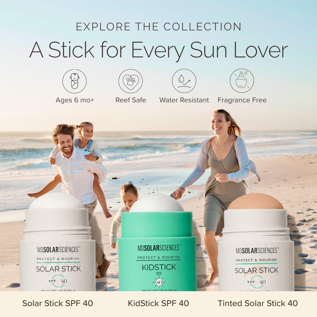 MDSolarSciences Mineral KidStick SPF 40, Sunscreen Stick for Kids, 0.6 oz