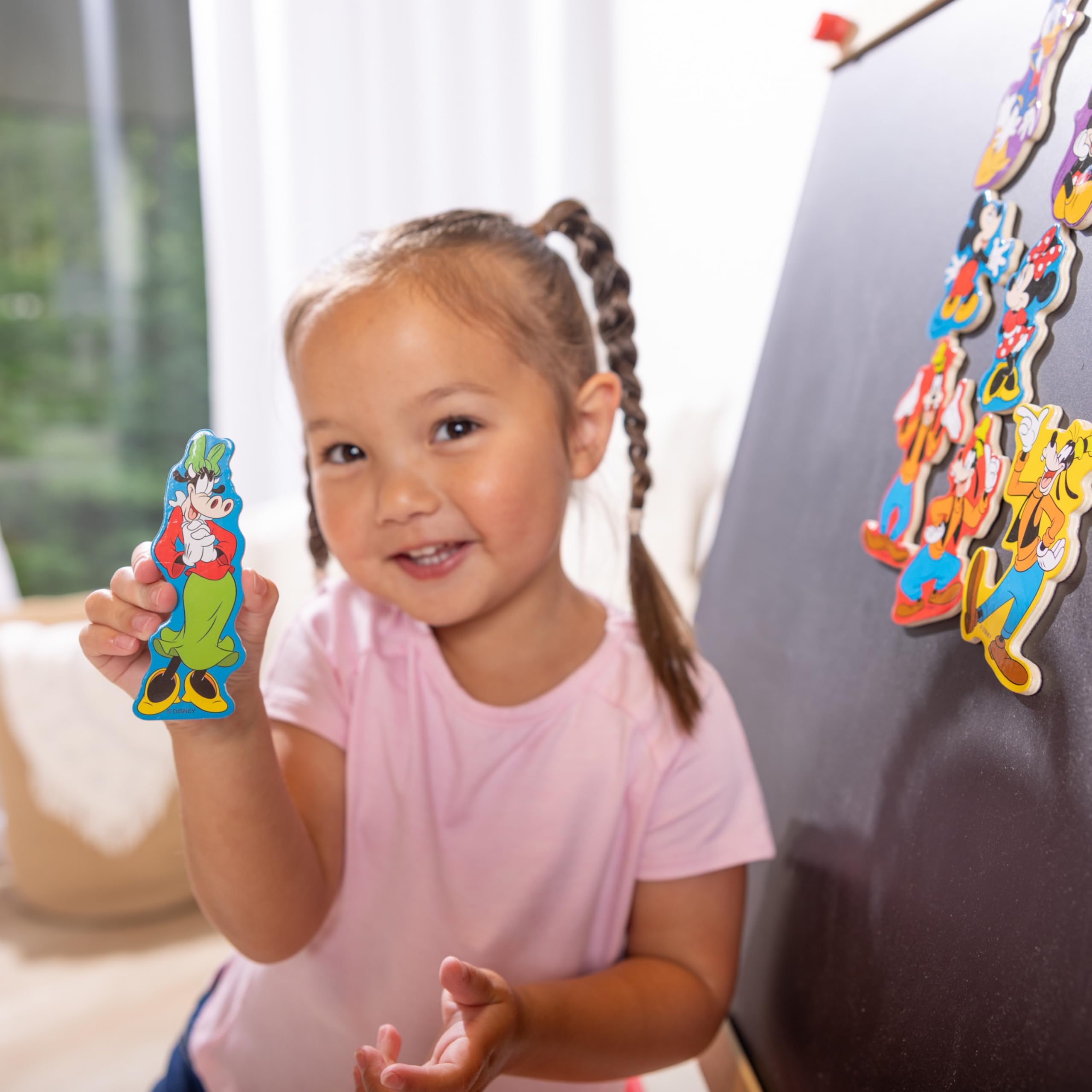 Melissa & Doug Disney Mickey Mouse Wooden Magnets Set