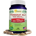 aSquared Nutrition Tongkat Ali 1500mg - 120 Capsules - Longjack (Eurycoma Longifolia) Extract Supplement & Long Jack Root Powder Pills - Tongkat Ali for Men & Women