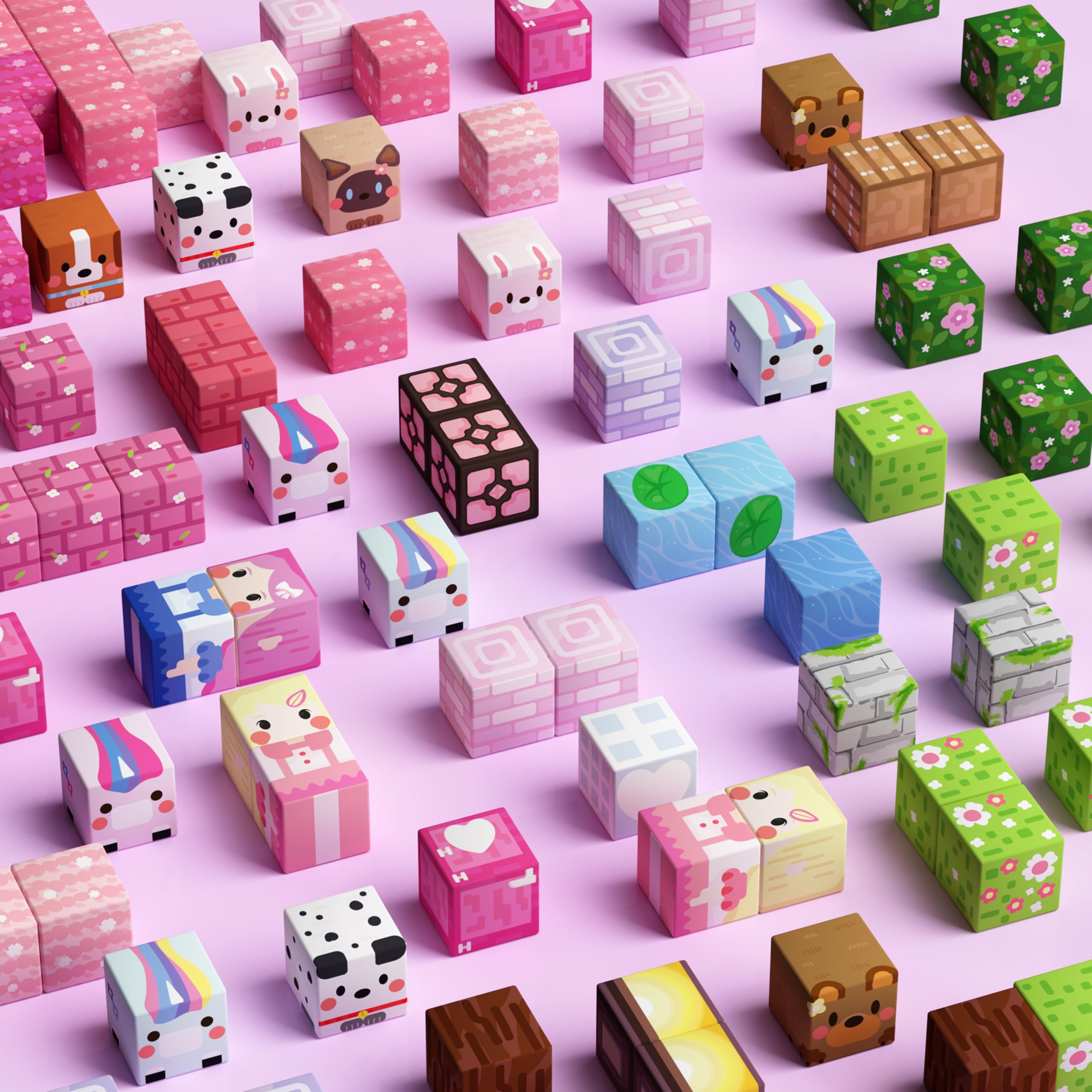 GobiDex 100PCS Magnetic Blocks Kid Building Toys for 3+ Years Old Girls