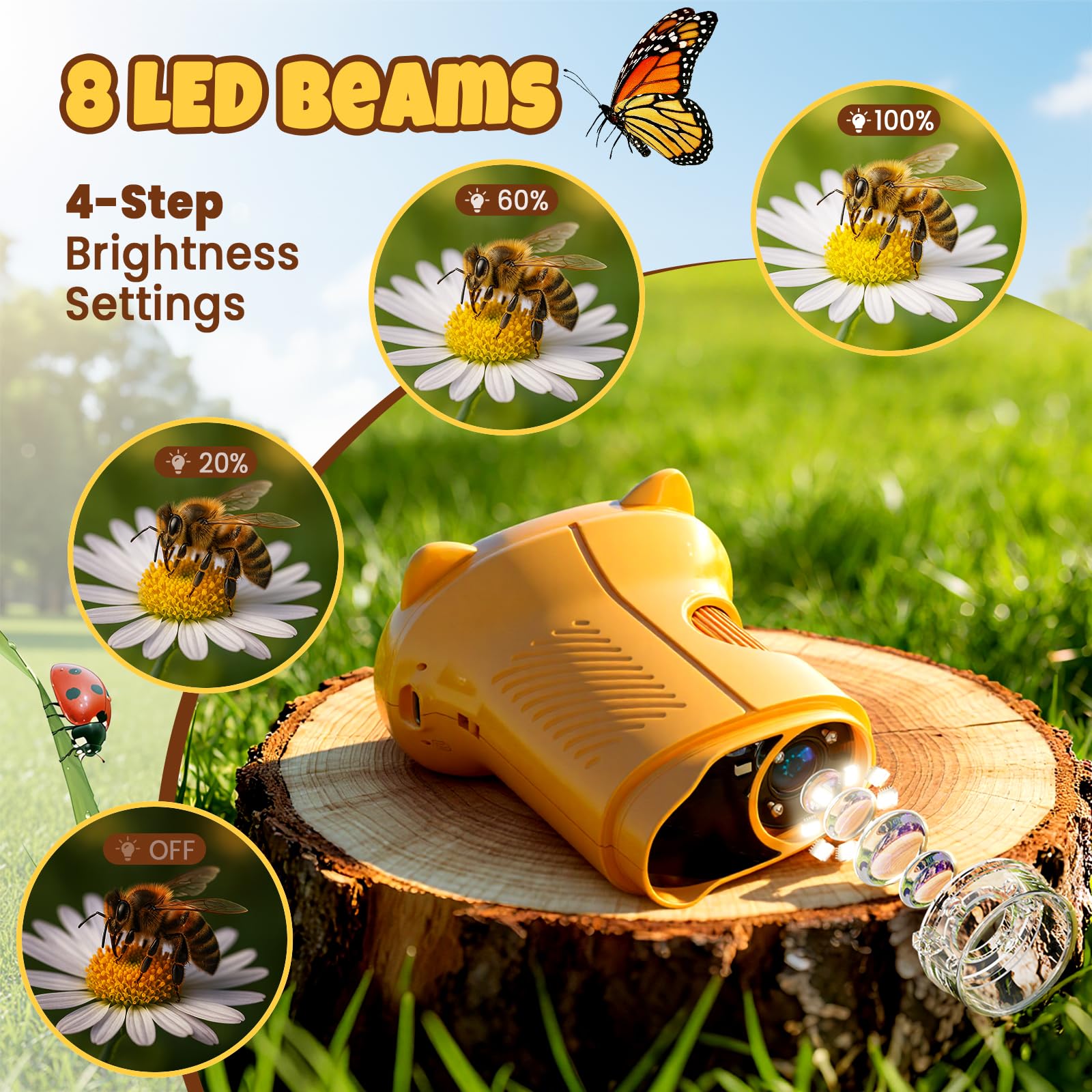 Handheld Digital Mini Microscope for Kids: 1000X 4K 2.4" Microscopes Toys