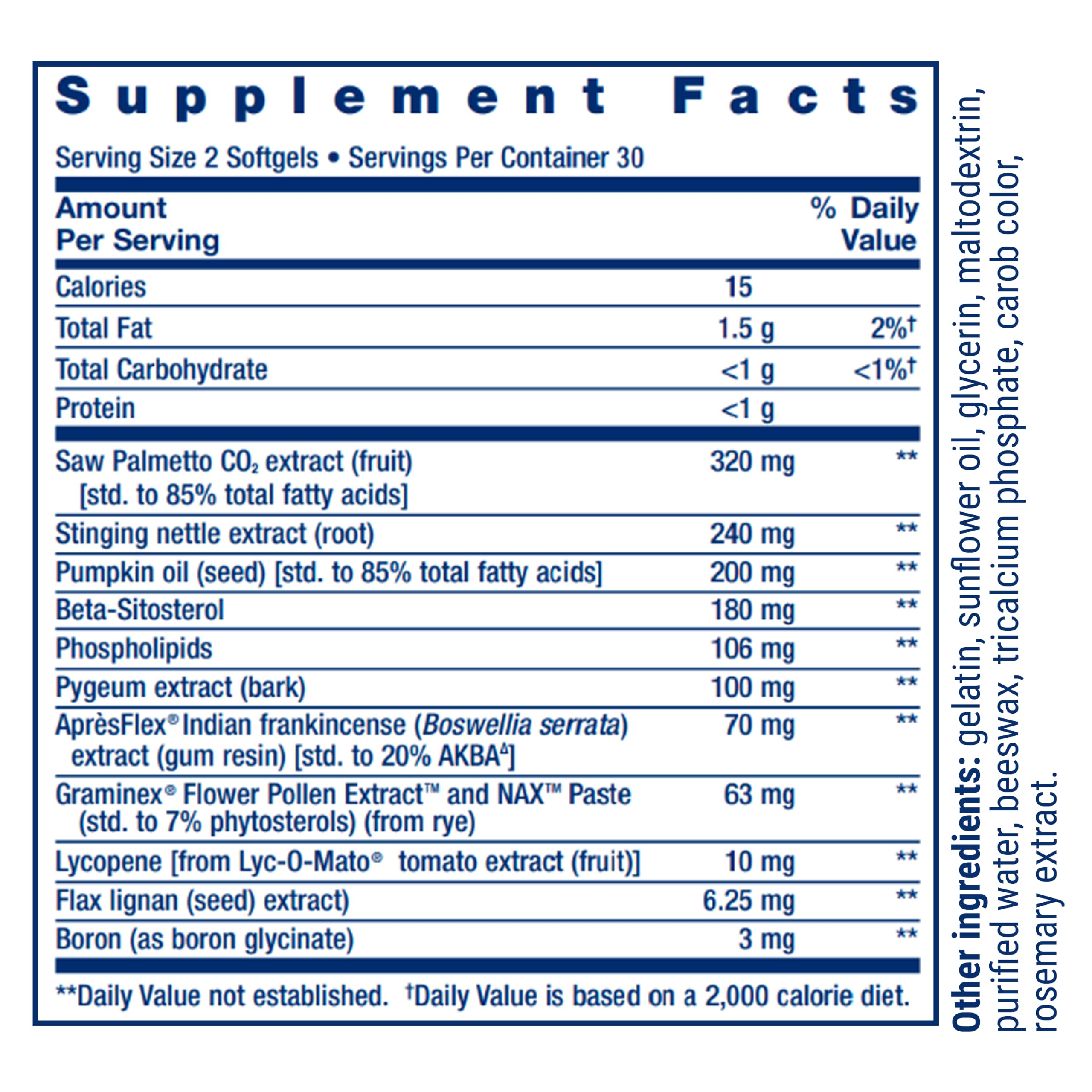 Life Extension Ultra Prostate Formula, Saw Palmetto for Men, pygeum, stinging Nettle Root, lycopene, Prostate Health, Urination Flow, PSA, Non-GMO, Gluten-Free, 60 softgels (Pack of 2)