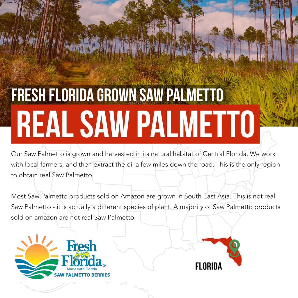 Saw Palmetto Extract – 10X Potency, Pharmaceutical Grade Strength - Plus Pumpkin Seed Oil - Supports Prostate Health, Relieves Urination Issues, Supports Hair Growth, DHT Blocker – 60 Softgels