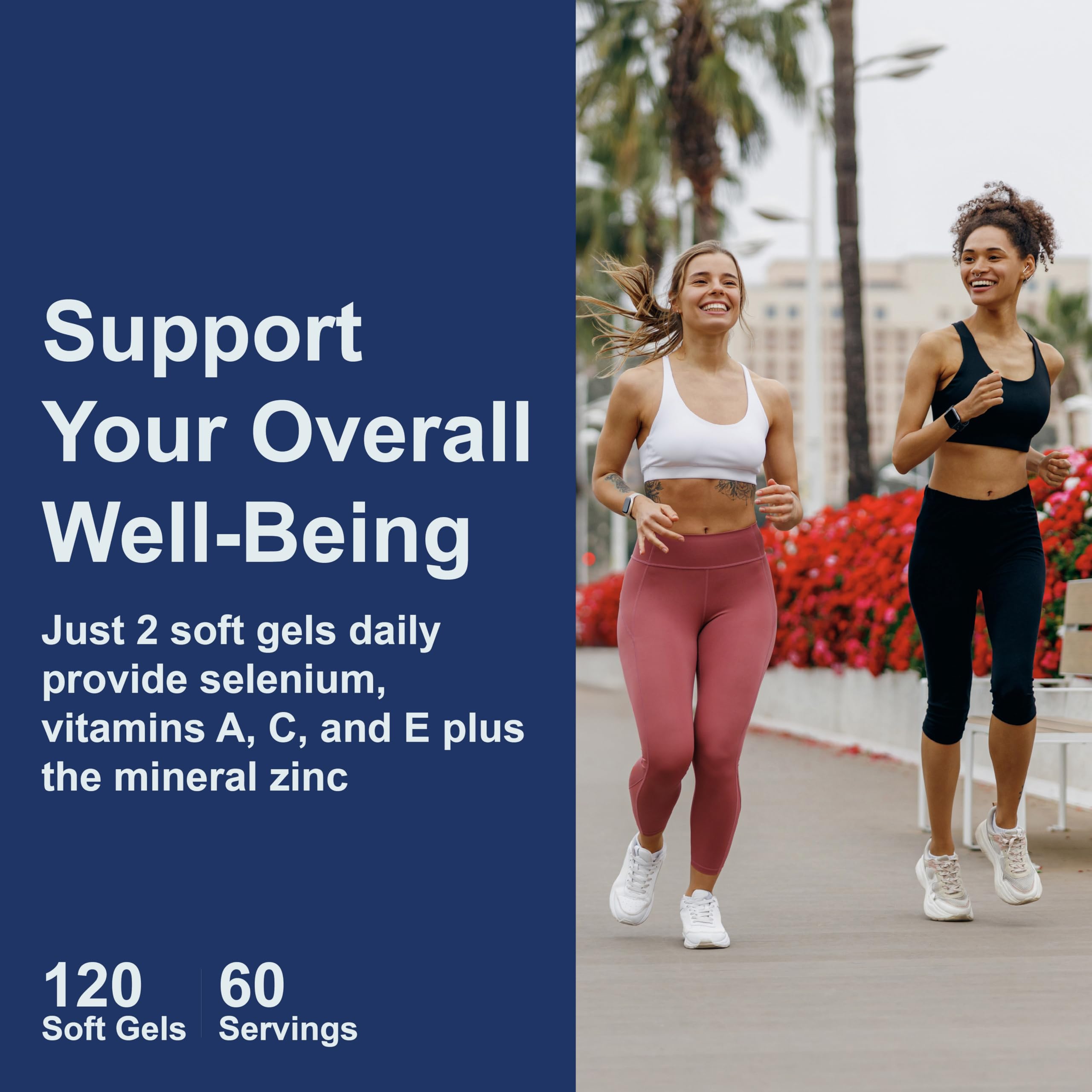 Carlson ACES + Zn, Multivitamin with Zinc, Cellular Health, 120 Softgels