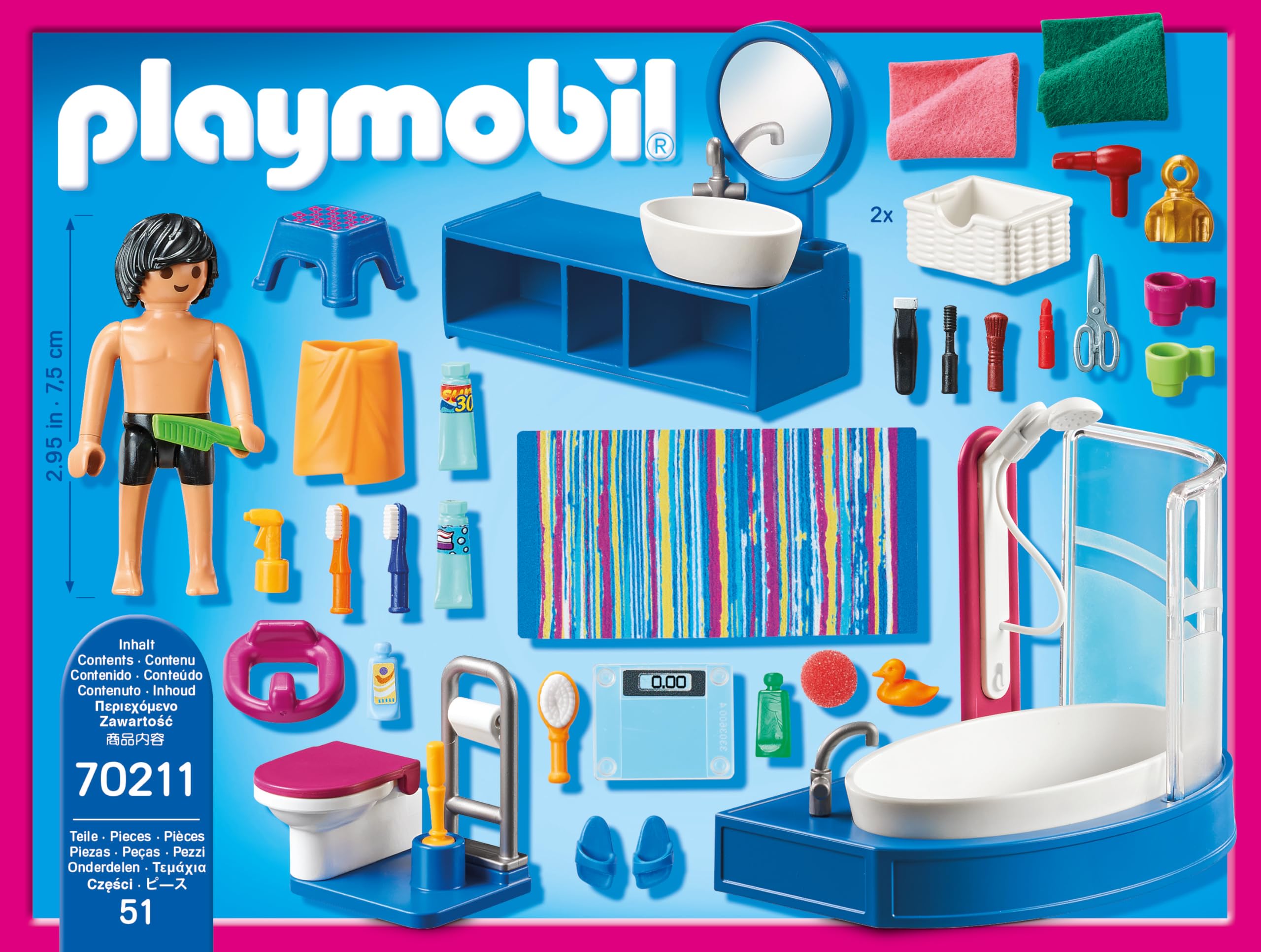 Playmobil Bathroom with Tub Furniture Pack